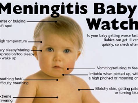 signs of spinal meningitis in kids